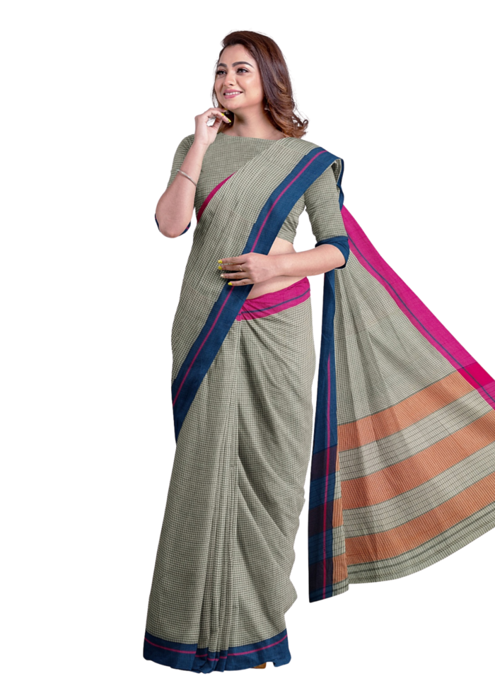 Pink Purple Border Pattedha Anchu Saree