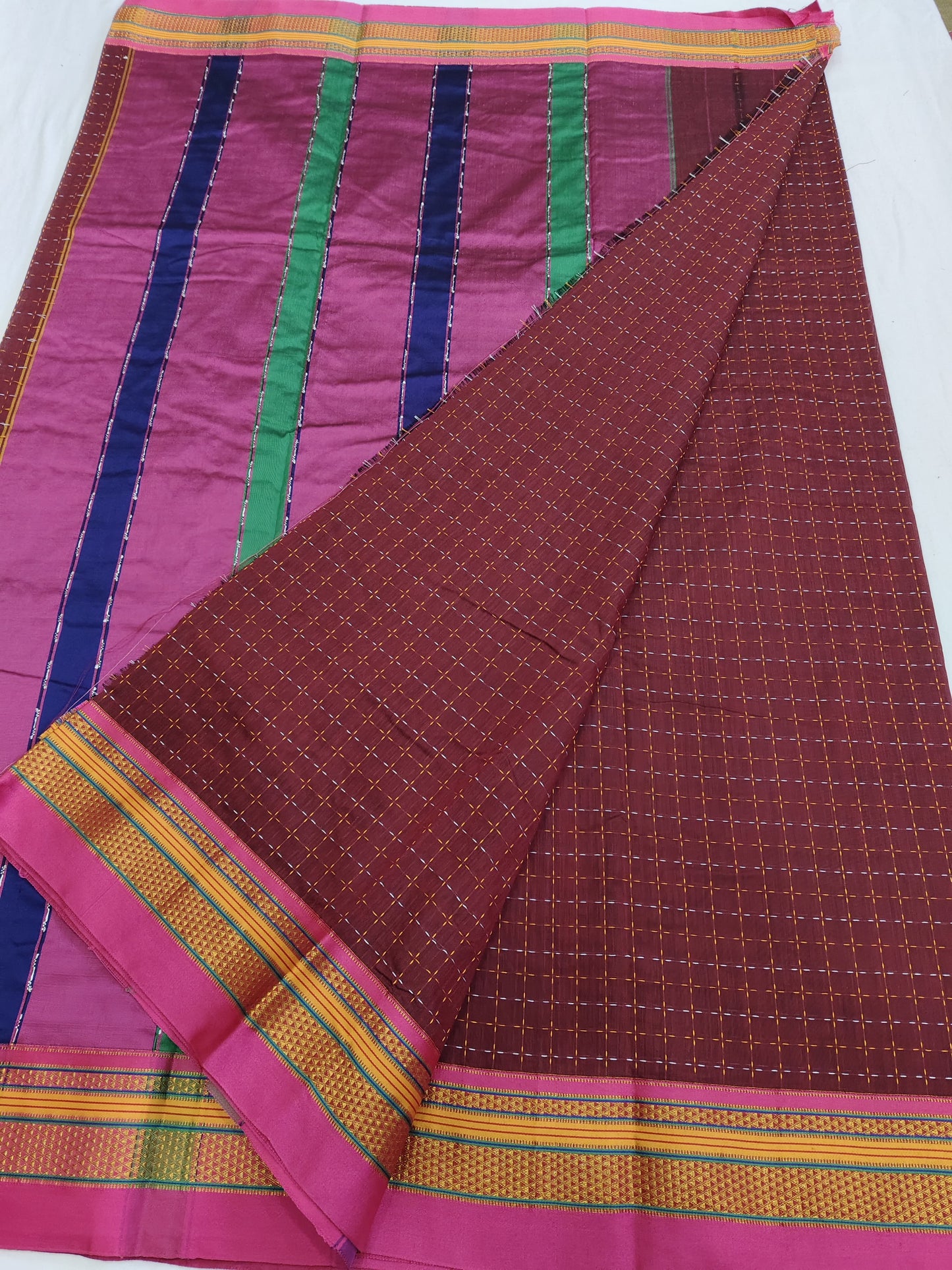 Traditional Starplus Ilkal Satin Border saree